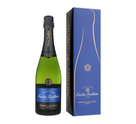 Nicolas Feuillatte Champagne Réserve Exclusive Brut 12% 0,75l (kartón)