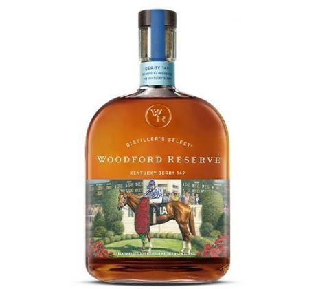 Woodford Reserve Kentucky Straight Bourbon Whiskey DERBY Edition 149 45,2% 1l (čistá fľaša)