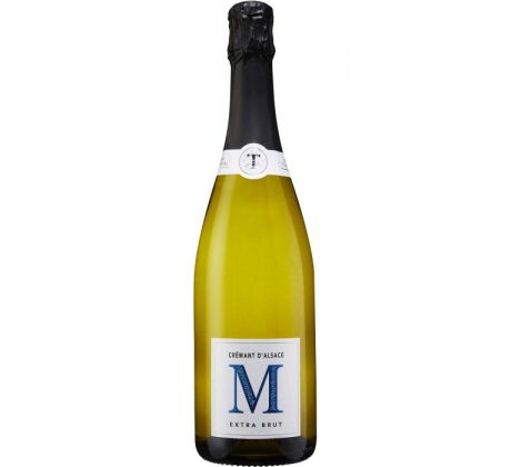 Cave de Turckheim Crémant d´Alsace ´M´ Extra Brut 12% 0,75l (čistá fľaša)