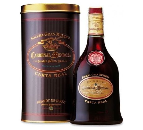 Cardenal Mendoza Carta Real Brandy de Jerez 40% 0,7 l (tuba)