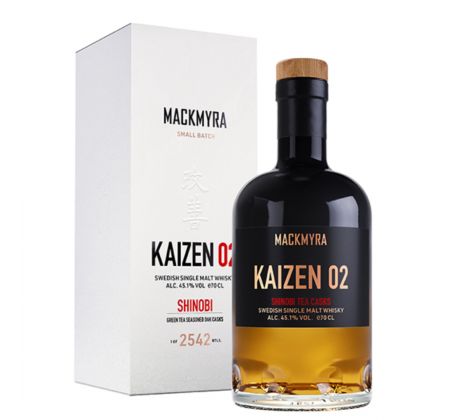 Mackmyra Kaizen 02 Single malt whisky 45,1% 0,7 l (kartón)