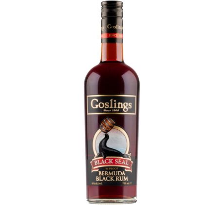 Goslings Black Seal 40% 0,7 l (čistá fľaša)