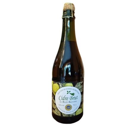 La Bolée Bretonne Cidre Brut 4,5% 0,75l (čistá fľaša)