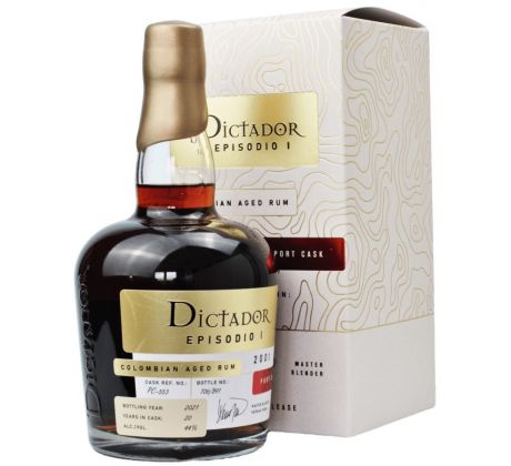 Dictador Episodio Uno Port Cask 2001 44% 0,7l (kartón)