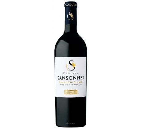 Château Sansonnet Grand Cru Classé 2019 14,5% 0,75l (čistá fľaša)