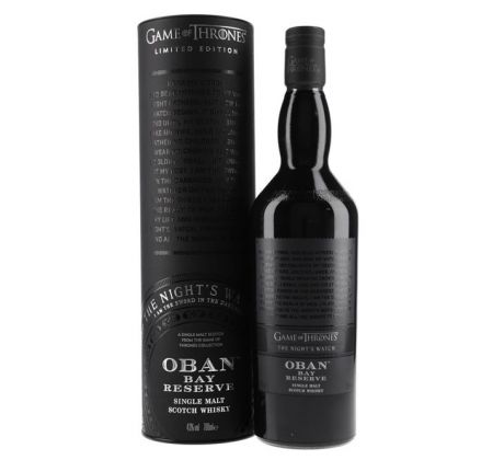 Oban Bay Reserve GAME OF THRONES The Night's Watch 43% 0,7 l (tuba)