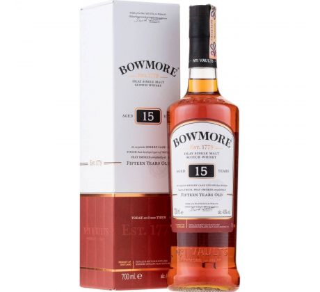 Bowmore 15YO Islay Single Malt 43% 0,7l (kartón)